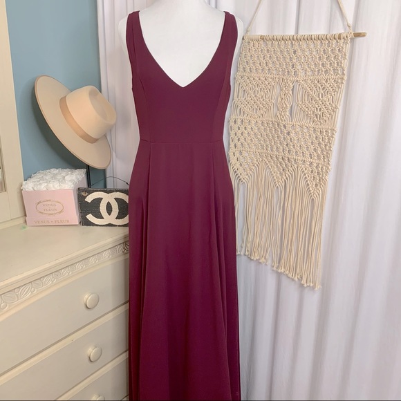 NWT Show Me Your Mumu Jenn Maxi Dress Merlot Large - Picture 2 of 10